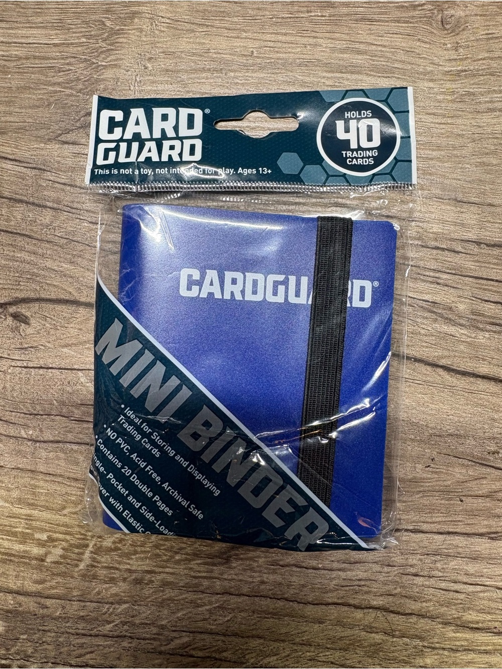 Mini Binder Card Holder - Blue